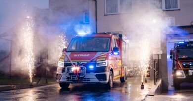 nowy wóz strażacki Krużlowa Wyżna