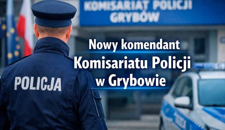 Nowy komendant policji w Grybowie