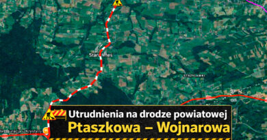 Utrudnienia na drodze Ptaszkowa – Wojnarowa. Remont potrwa do końca 2026 roku